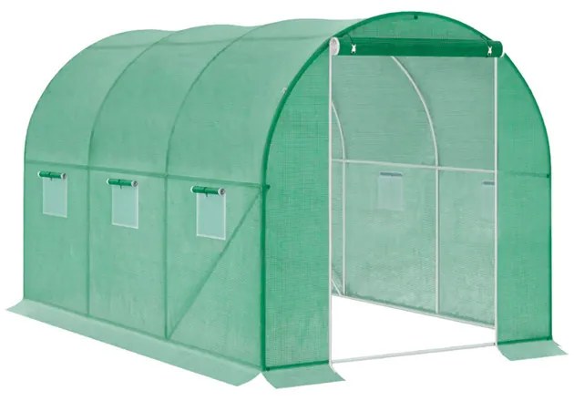 Fóliasátor 200x200x300 cm erősített vázzal+fólia