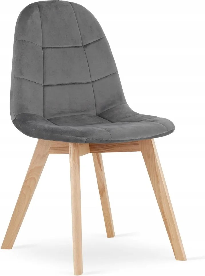 Bora szék sötétszürke bársony x 1