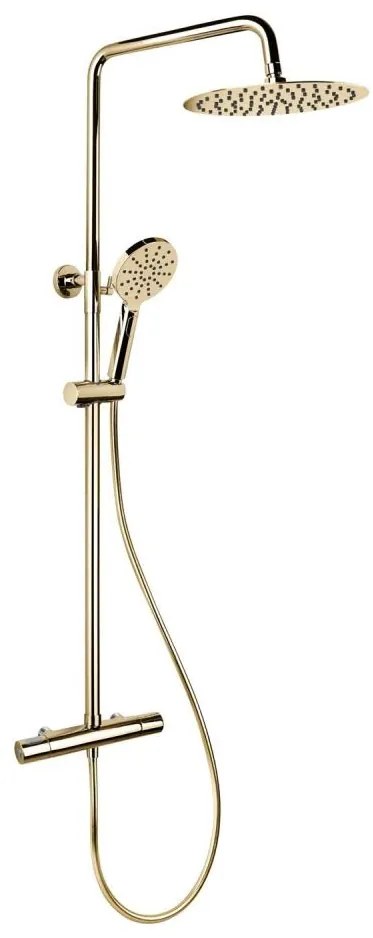 BATH DELUXE 31-120-07-64-00 - DRAGOR termosztátos zuhanyszett, fényes réz