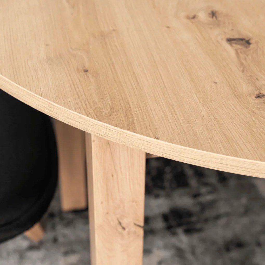 Bővíthető Étkezőasztal Kézműves Riviéra Tölgy Színben. HARRY 102-142 cm
