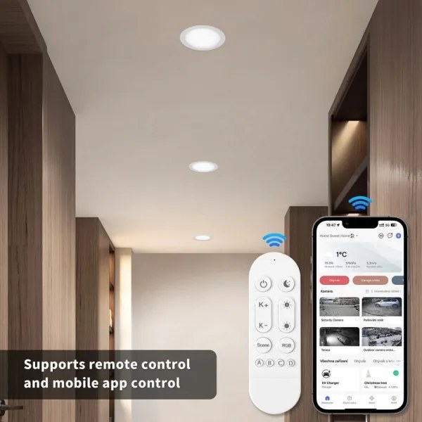 Immax NEO 07295L - LED dimmelhető beépíthető downlight, 36W, 230V, Wi‑Fi, átm. 23 cm, fehér