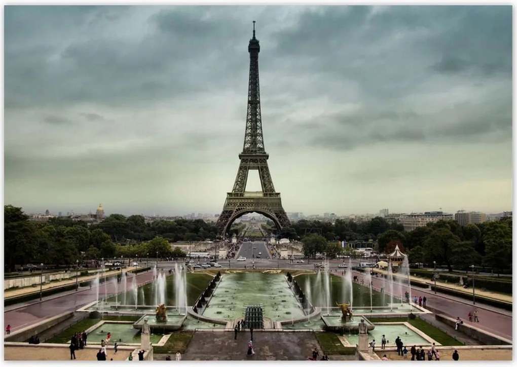 Poszterek 100x70 Eiffel-torony fotó