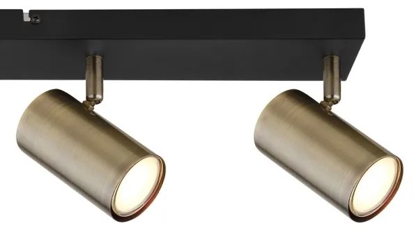 Globo 57911-4M - ROBBY 4xGU10/35W spotlámpa, fekete/fém