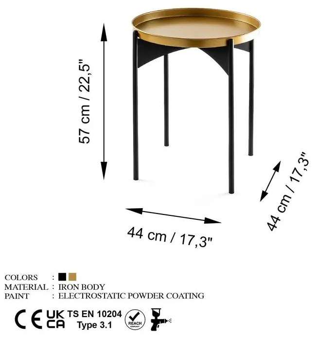 Dohányzóasztal Shb-002
