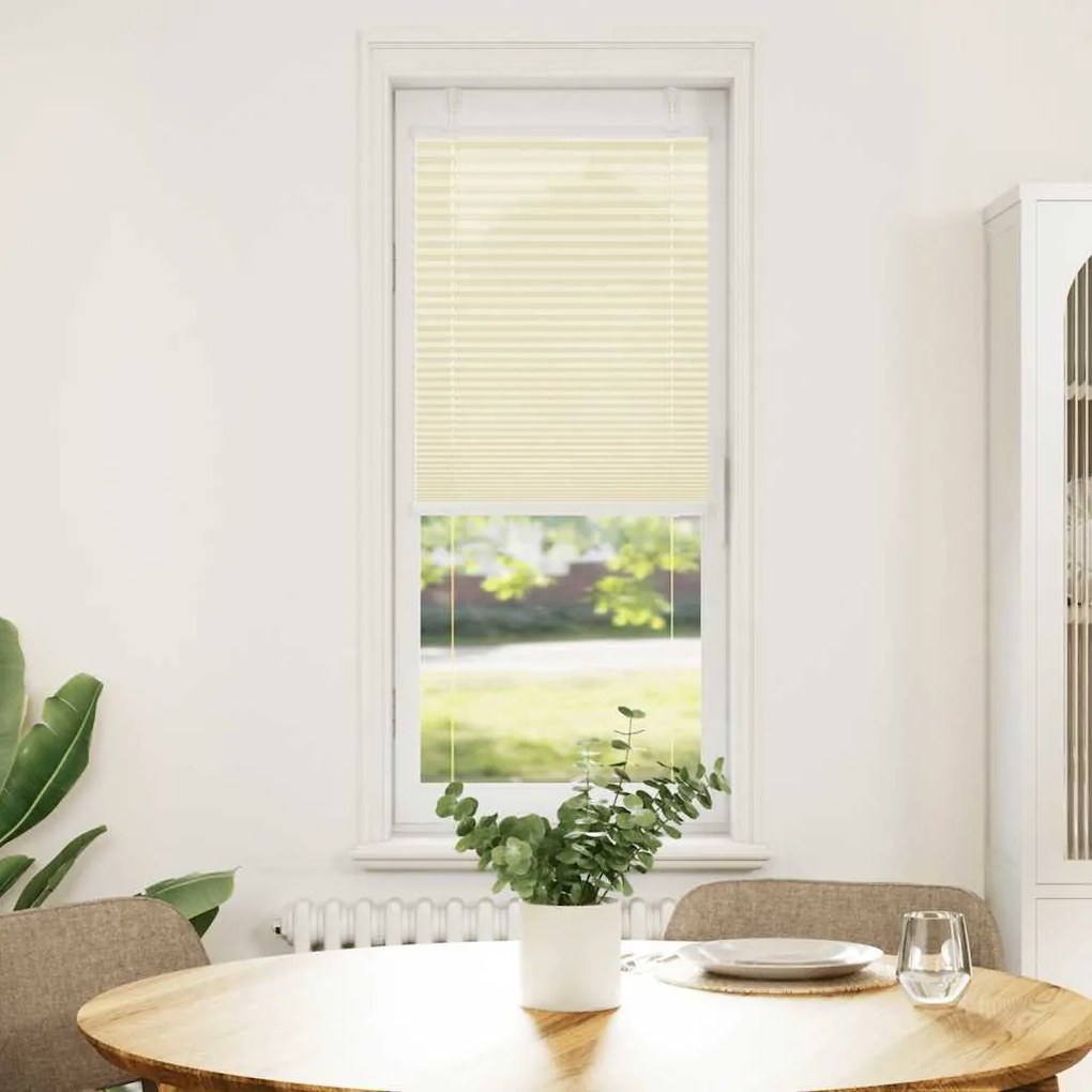 pliszírozott redőny krém 50x150 cm szövetszélesség 49,4 cm