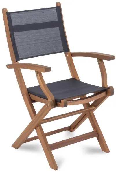Fieldmann - Összecsukható akácfa kerti szék