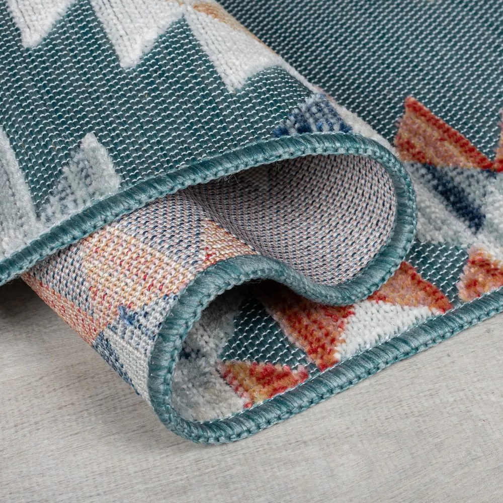 Kék kültéri-beltéri szőnyeg 120x170 cm Avery Blue – Flair Rugs