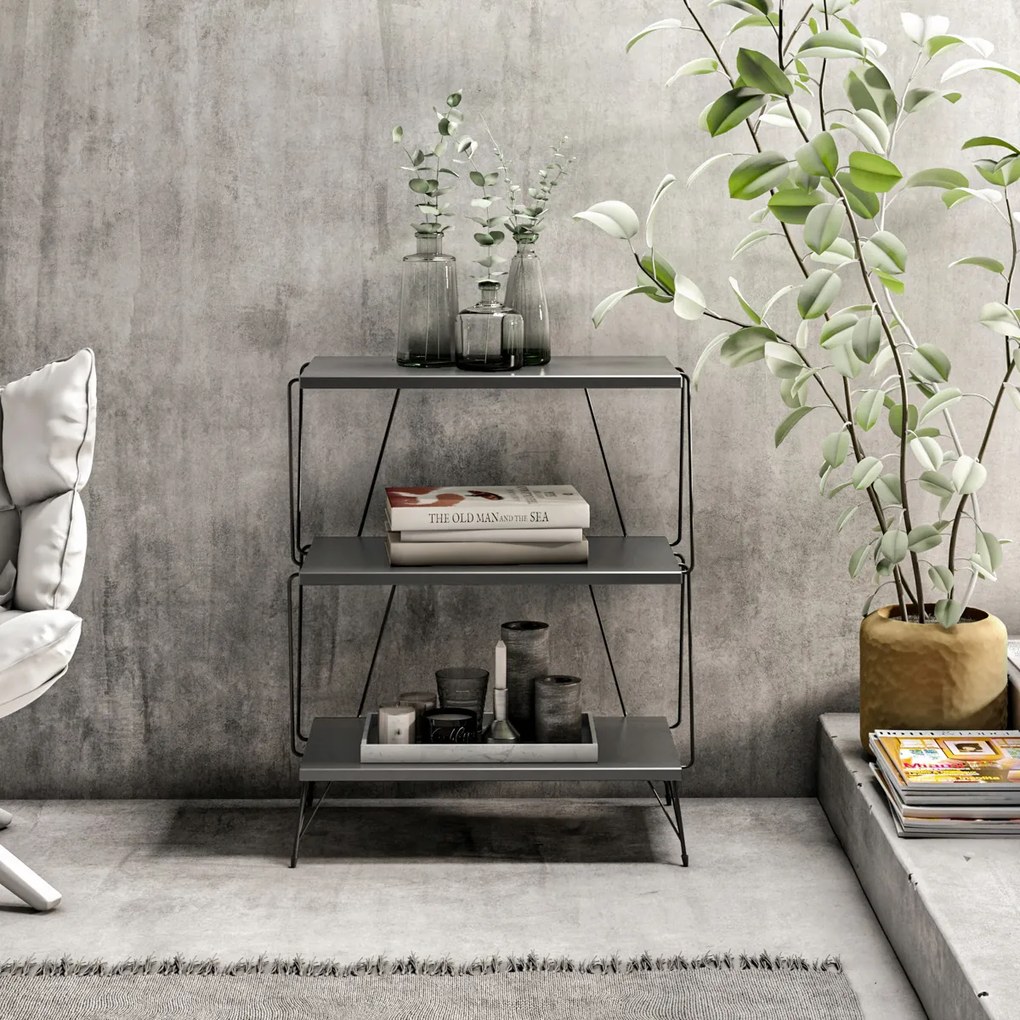 Lazandos Anthracite kisasztal