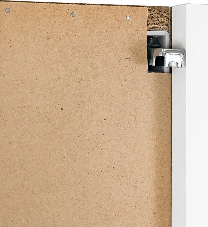 Vario Forte 35 függesztett oldal szekrény fehér-tölgy