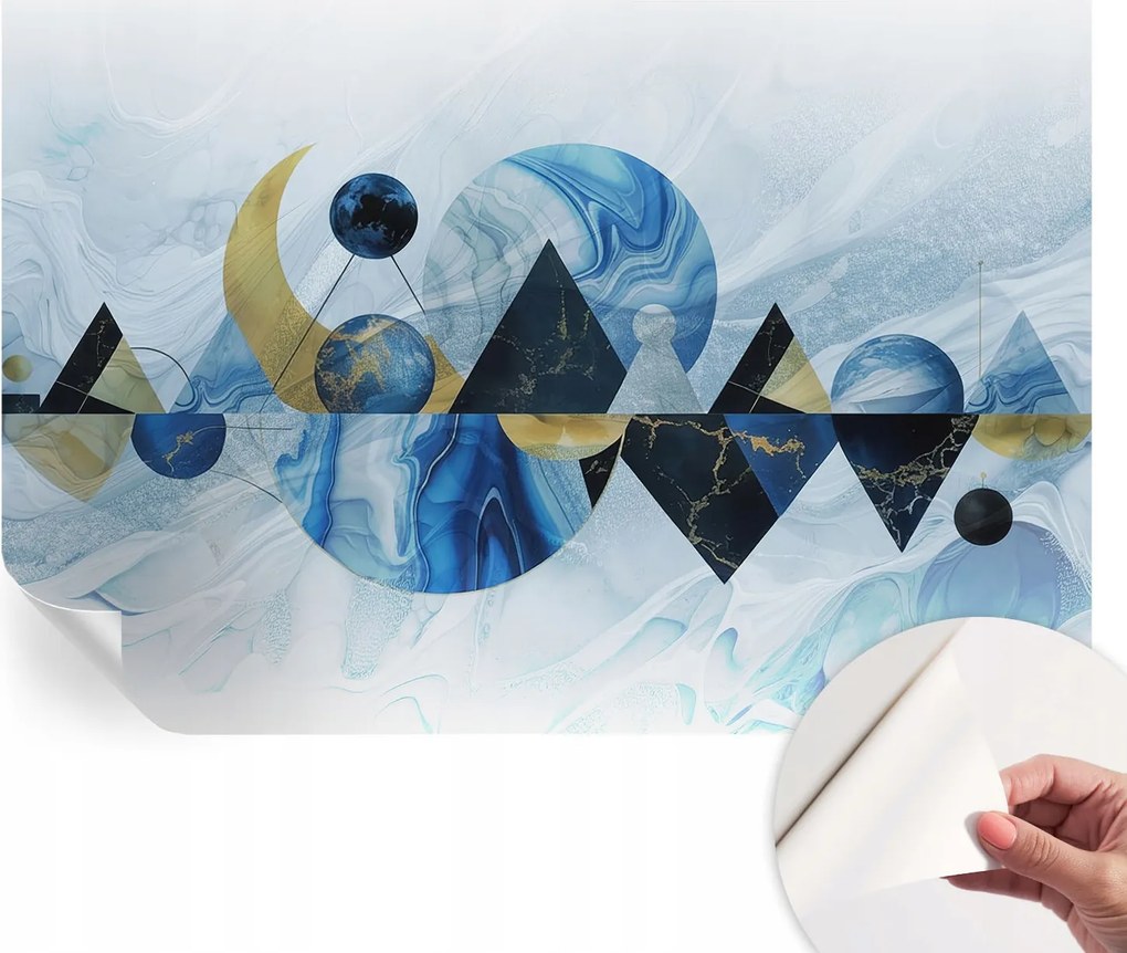 Divatos öntapadós fali tapéta Kozmikus elegancia 104x70 cm