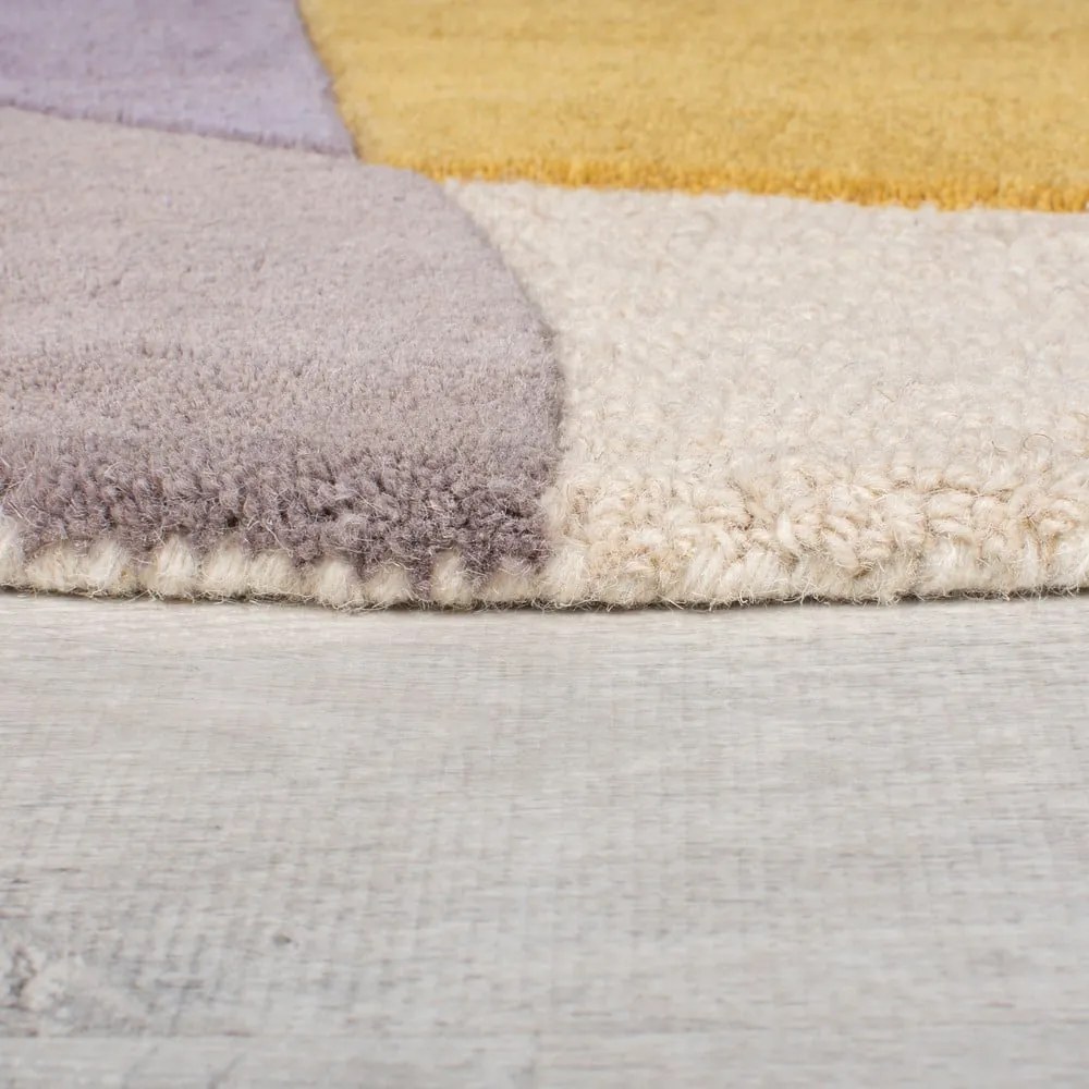 Kézi szövésű gyapjú kerek szőnyeg ø 160 cm Glow Multi – Flair Rugs