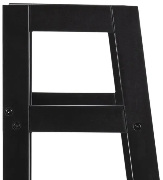 DAMON fekete könyvespolc