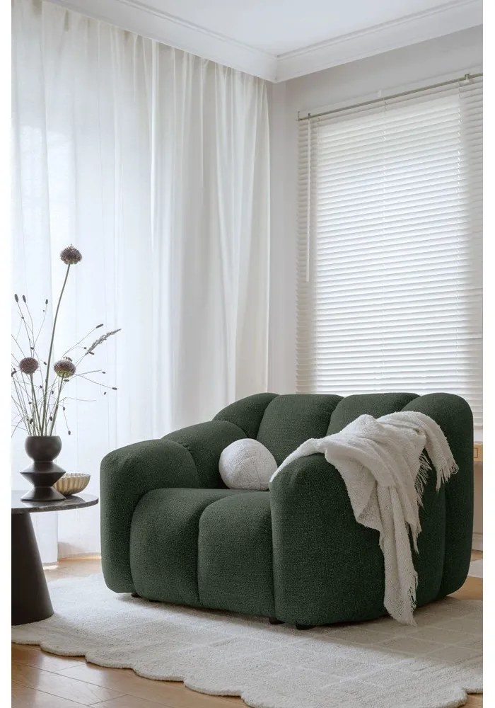 Sötétzöld fotel Shell – Miuform