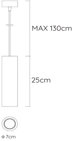 Lucide 35400/25/31 - Függeszték GIPSY 1xGU10/35W/230V