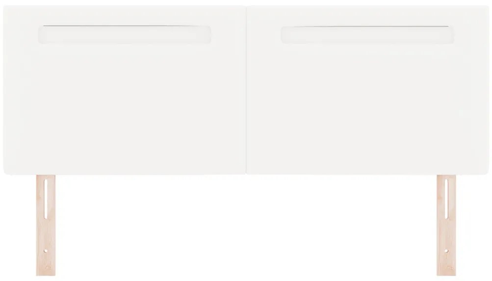 Fejtámla LED -es lámpákkal Falra szerelhető Fehér 160 cm PVC