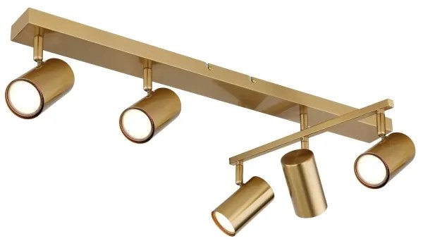 Globo 57911-5GO - spotlámpa ROBBY 5xGU10/35W/230V arany