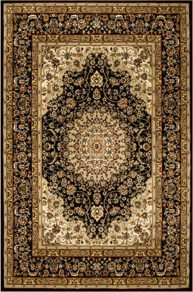 Díszszszőnyeg Hagyományos Klasszikus Puha Mintás Rose 140x190 cm