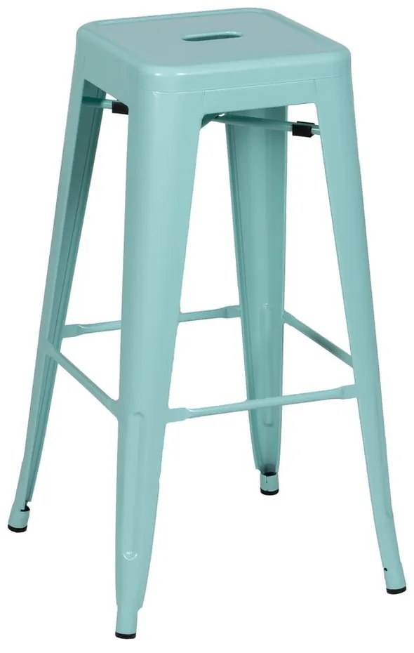 Türkiz fém bárszék szett 2 db-os (ülésmagasság 76,5 cm) – Ixia