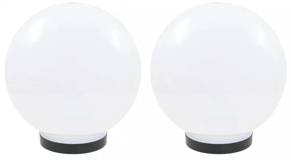 2 db LED gömblámpa 25 cm PMMA