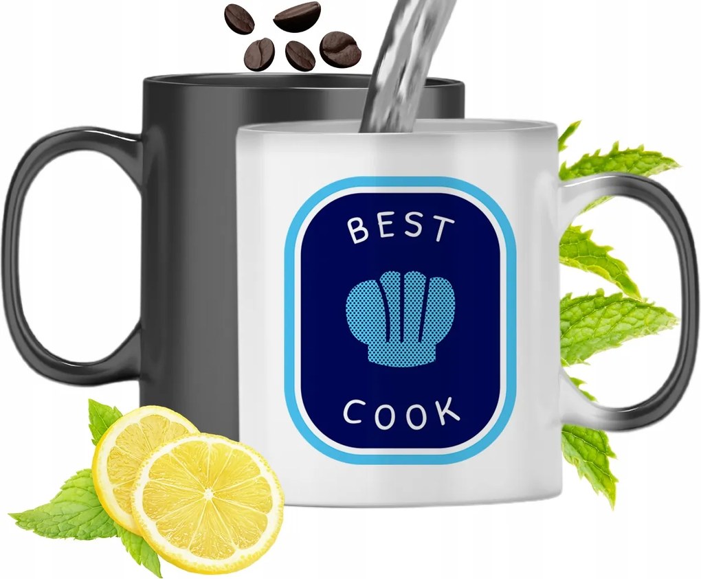 Színváltós Mágikus Bögre Szakácsoknak, fényképes nyomattal