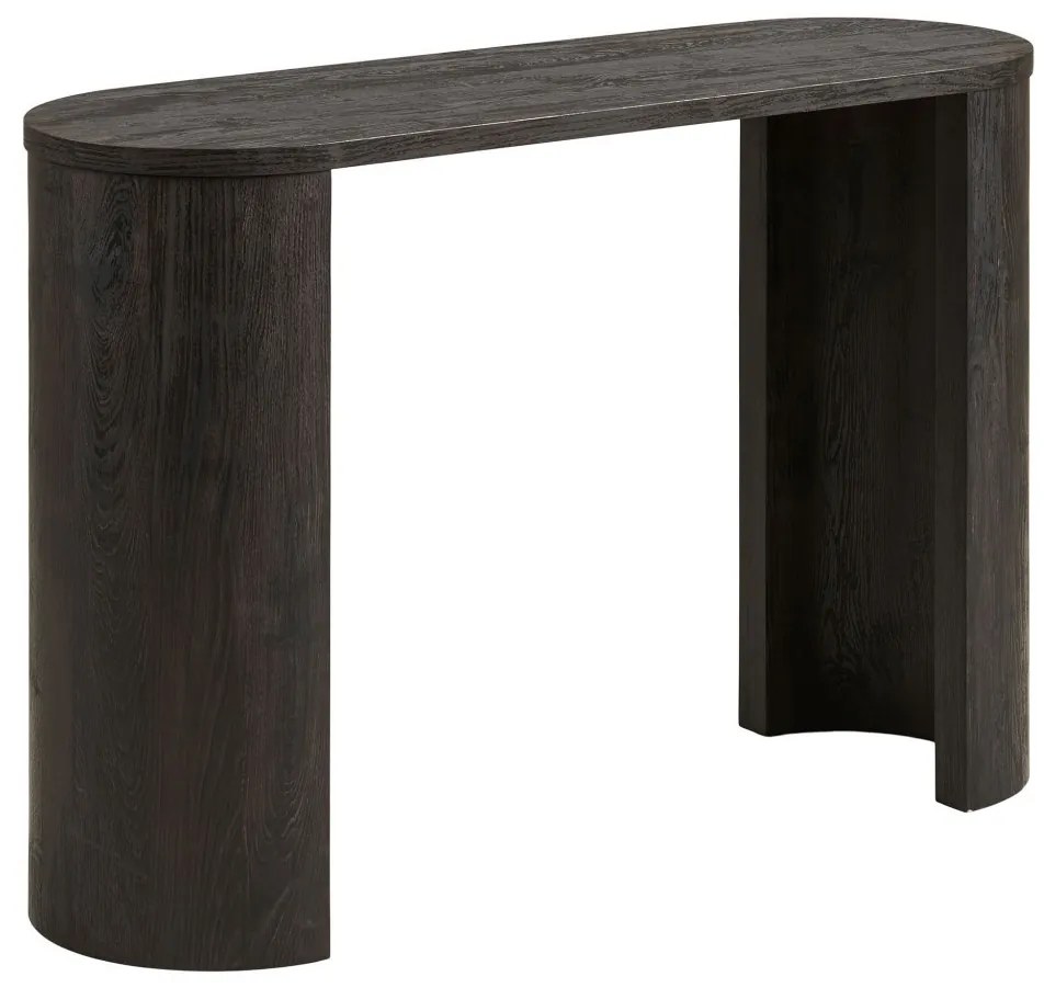 Bibione konzolasztal sötétbarna, 38x114x75 cm