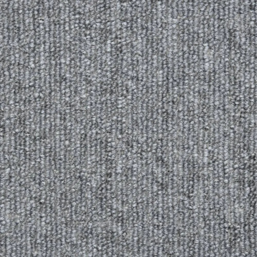 10 db világosszürke félkör alakú lépcsőszőnyeg 56 x 17 x 3 cm