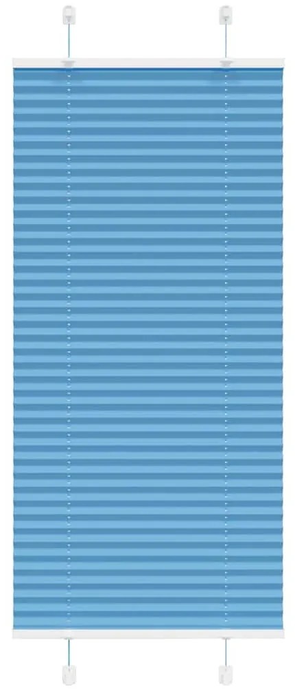 pliszírozott redőny kék 55x100 cm szövetszélesség 54,4 cm