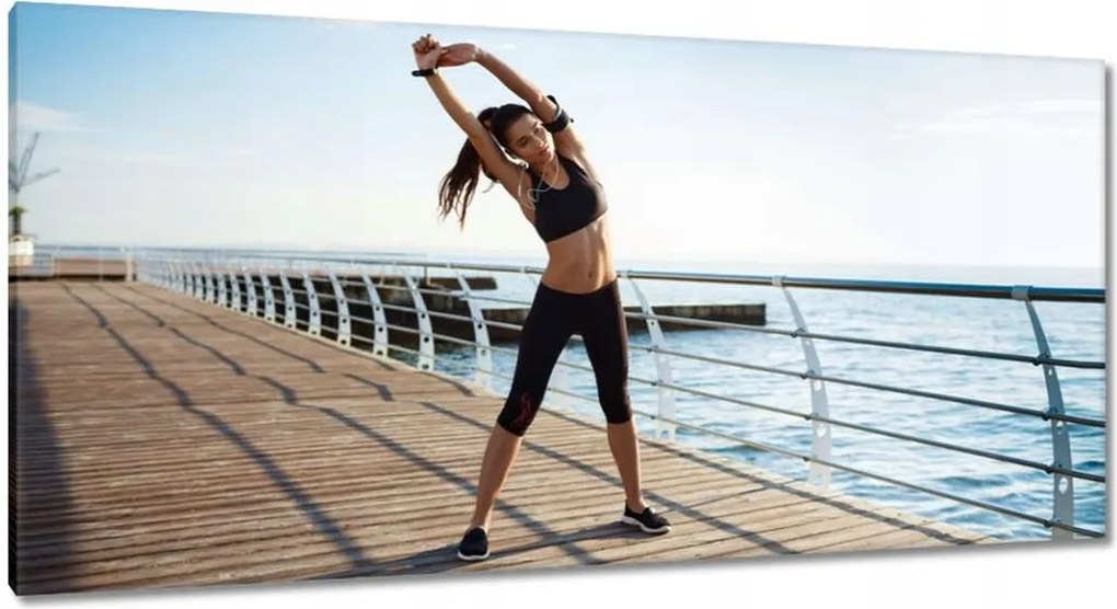 Képek 115x55 Tengerparti jóga