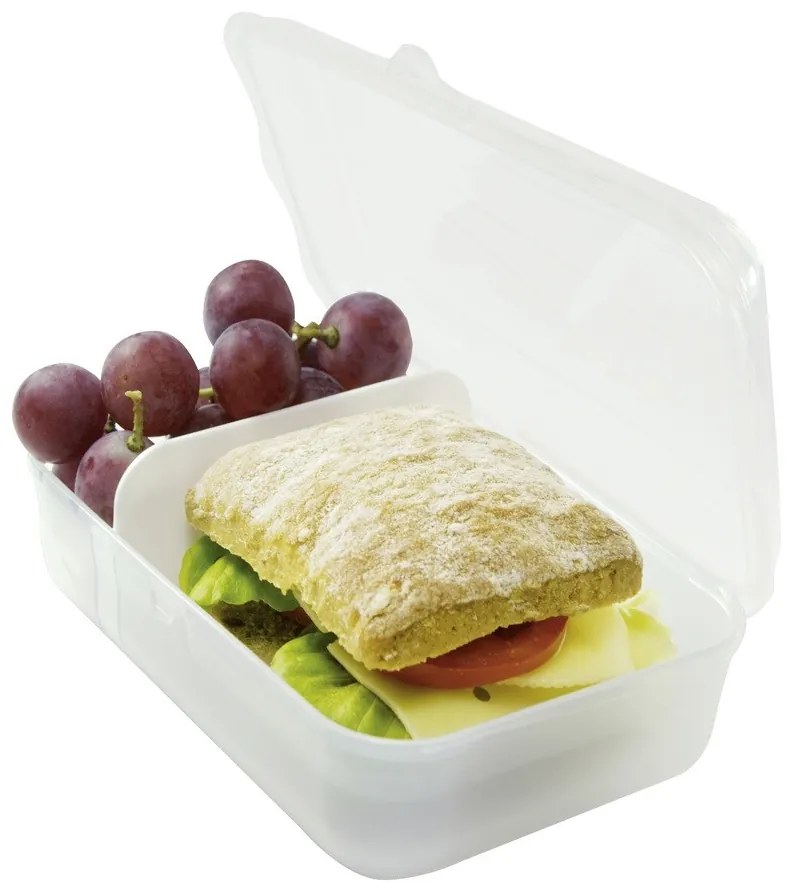 ROTHO FUN SNACK MŰANYAG ÉTELES, UZSONNÁS DOBOZ, 0,9 L - KÉK