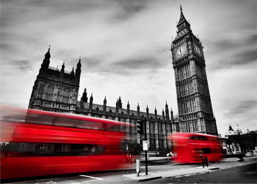 Kép - a Parlament londoni házai (70x50 cm)