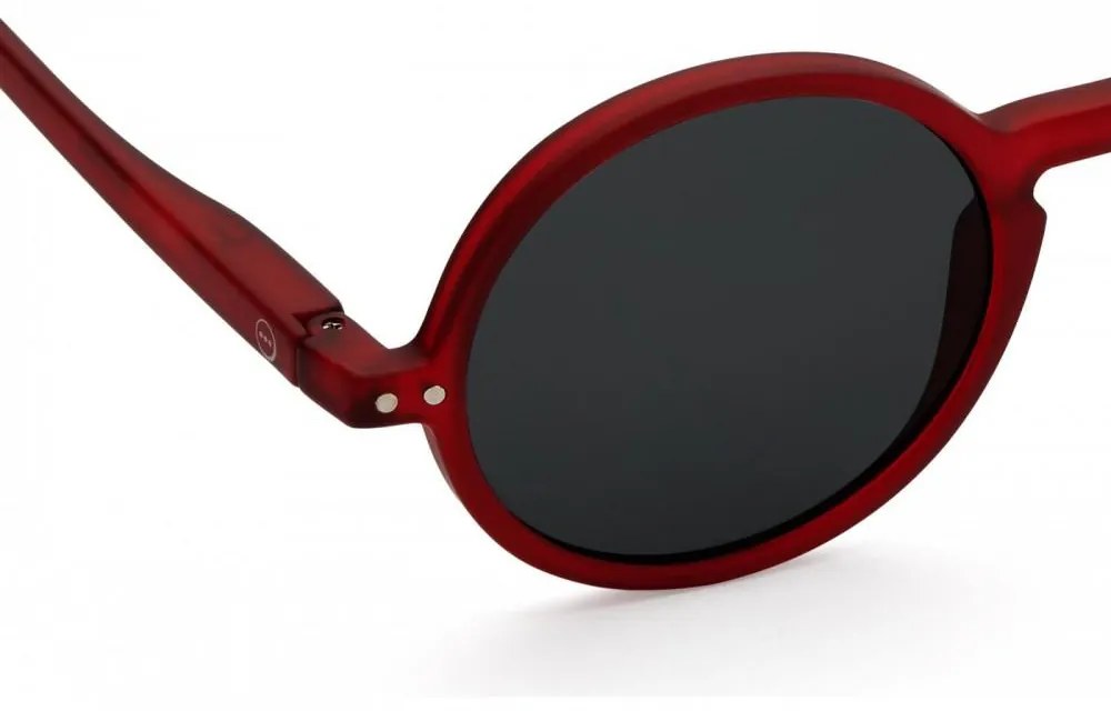 IZIPIZI KEREK G napszemüveg, piros, szürke lencse