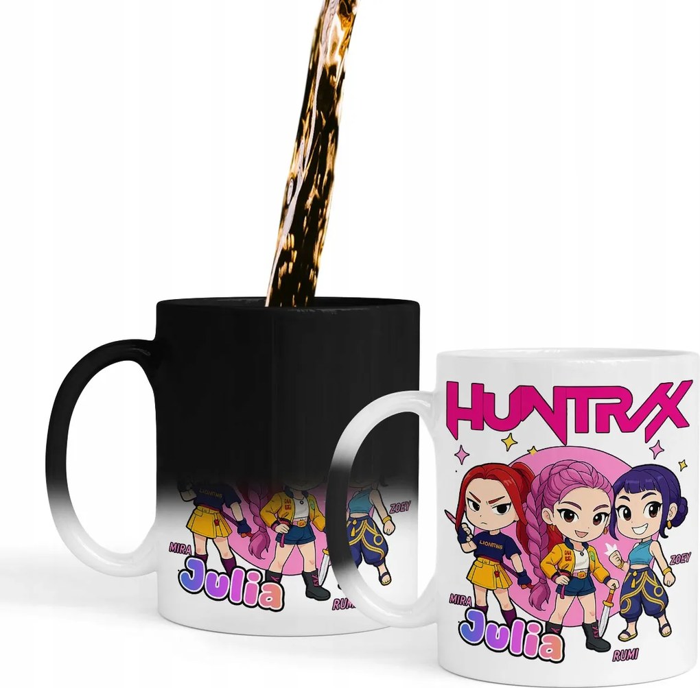 Mágikus Bögre Huntrix Kpop Démon Hunters K-pop Ajándék Név