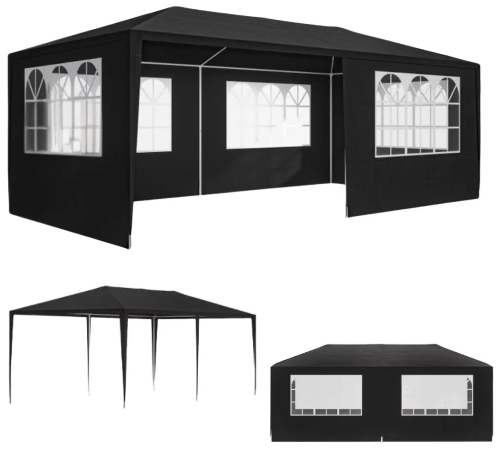 NEAPOL rendezvénysátor, 3x6m, antracit Jurhan