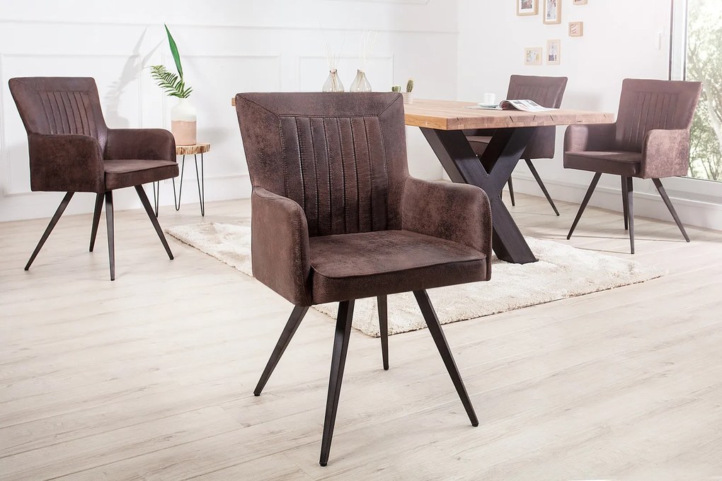 ROADSTER design szék- antik kávé
