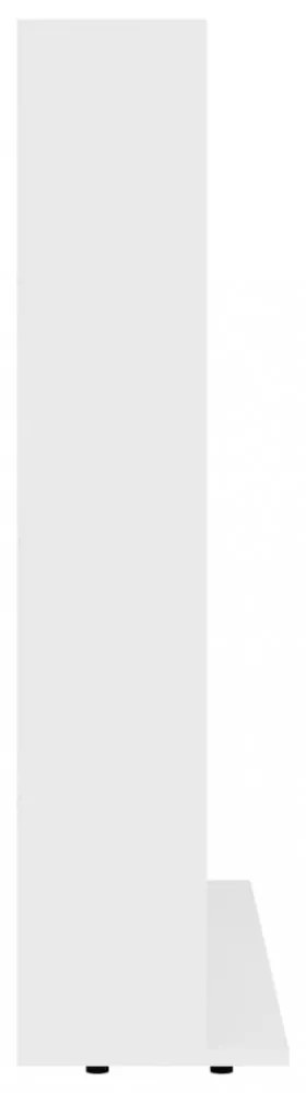 fehér szerelt fa CD-tartó szekrény 100 x 23 x 89,5 cm