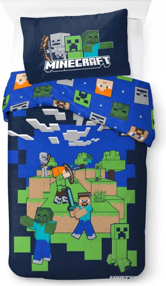 Minecraft I Got Your Back ágyneműhuzat 140×200cm, 70×90 cm