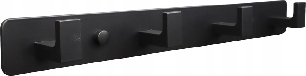 Loft akasztó 4 akasztóval – alumínium, csavarozható/ragasztható.