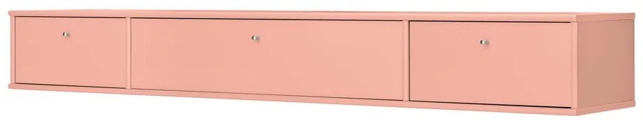 Rózsaszín TV-állvány 176x22x32,5 cm Mistral – Hammel Furniture