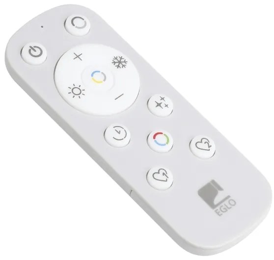 Eglo 901114 - LED Dimmelhető mennyezeti lámpa AMANDOLO LED/17W/230V fehér + + távirányító