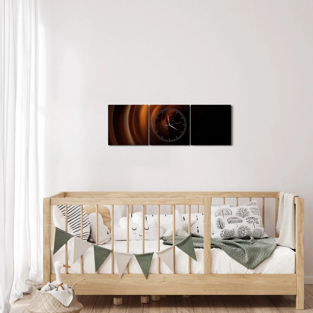Kép - Spirál (órával) (90x30 cm)
