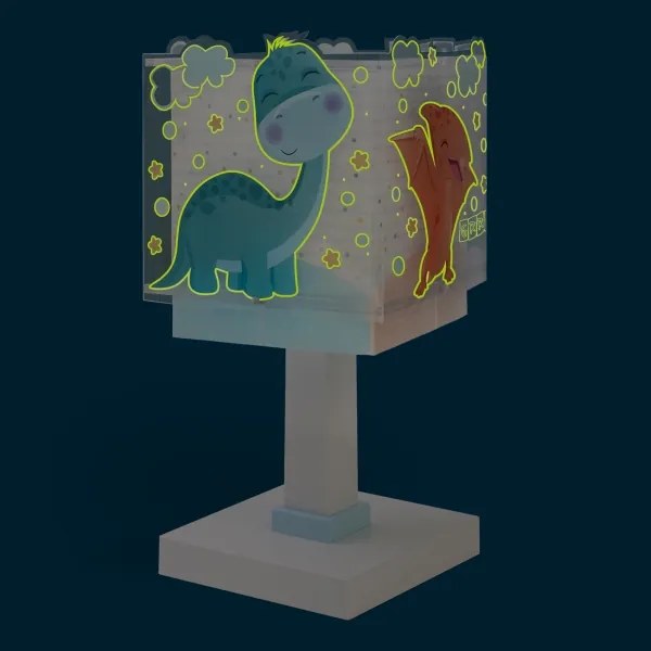 Dalber 63451 - LED gyereklámpa BABY DINOS 1xG4/4W/230V színes