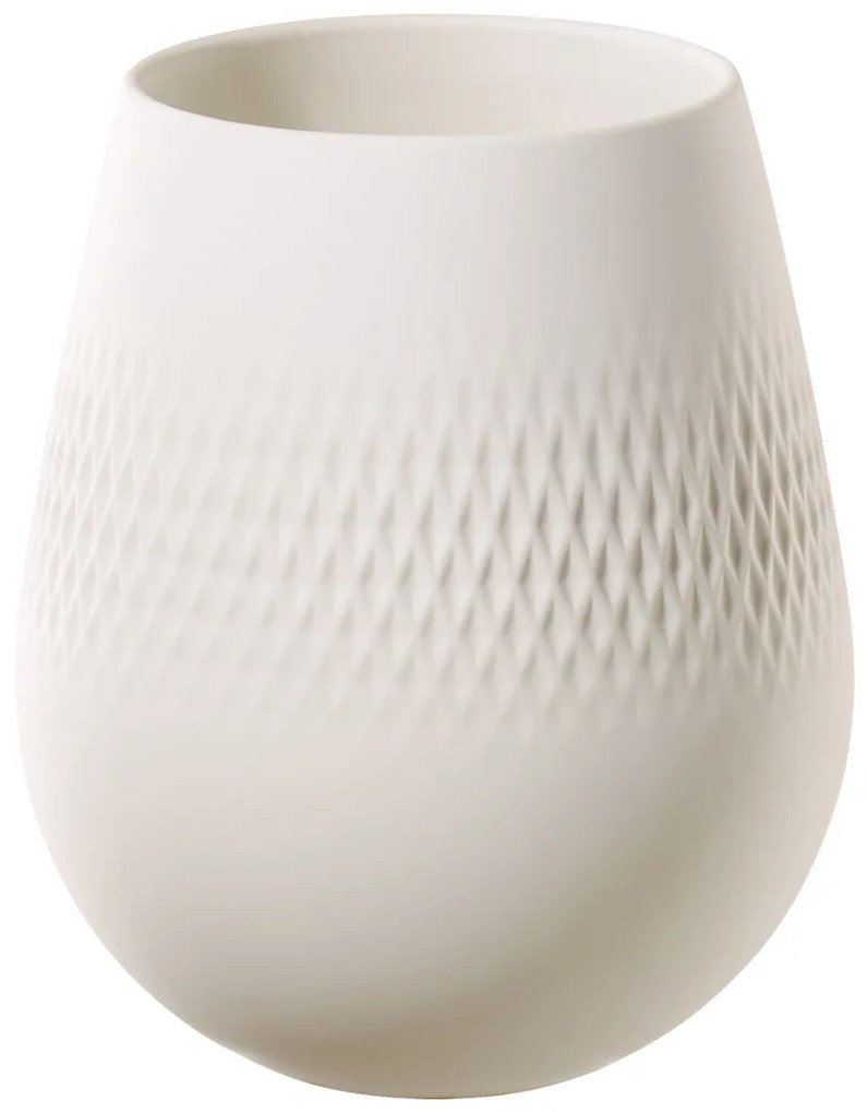 Carré váza, kicsi, Manufacture Collier blanc kollekció - Villeroy & Boch