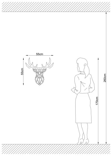 Fali lámpa 1xE27/100W/230V