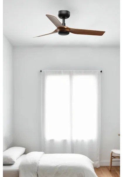 FARO 33823WT - Mennyezeti ventilátor MINI PUNT S barna/fekete átm. 90 cm WT + távirányító