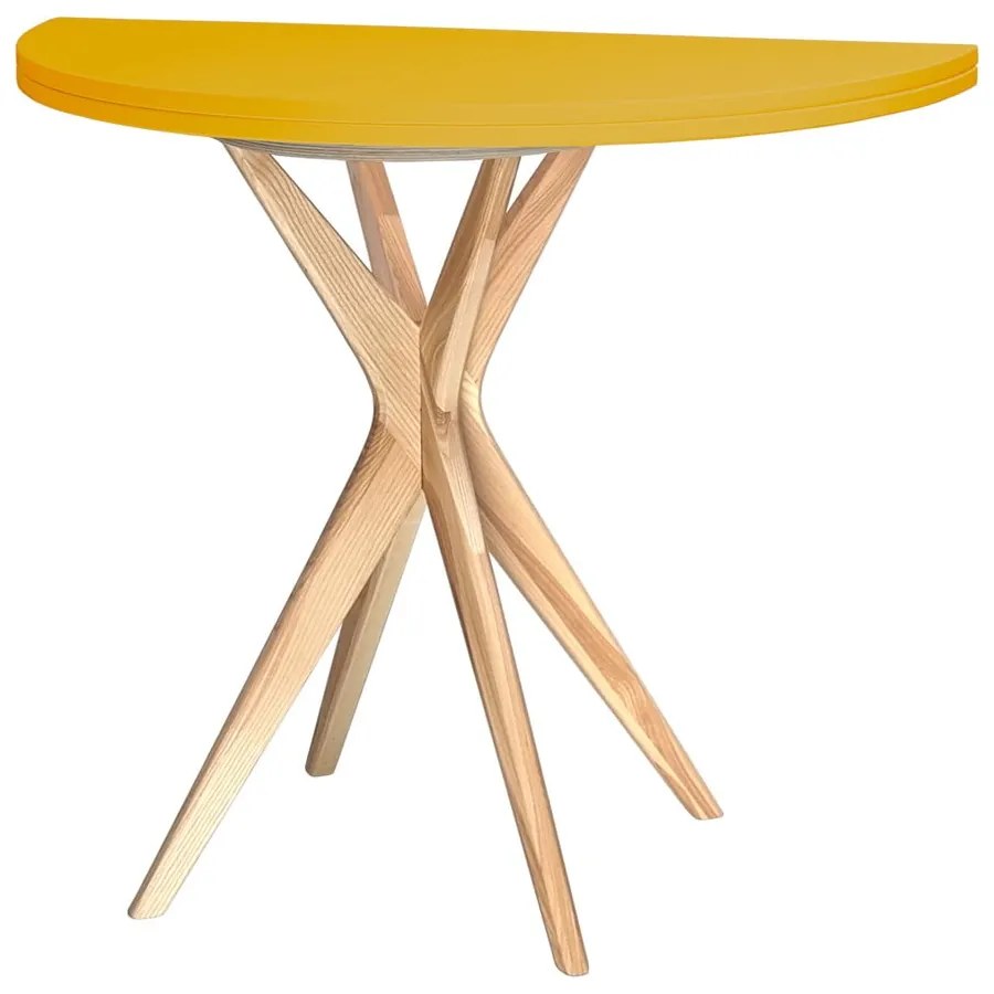 Kerek bővíthető étkezőasztal 45x90 cm Jubi – Ragaba