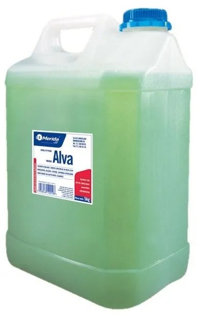 Folyékony szappan Merida Alva 5 l, zöld