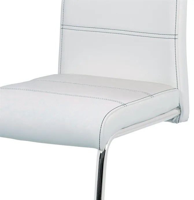 Fehér Ekobőr Étkezőszék. HC-481 WT