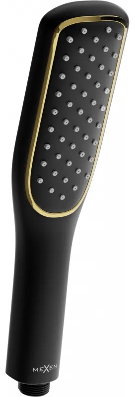 Mexen R-49 1-funkciós zuhanyfogantyú, fekete/arany - 79549-75