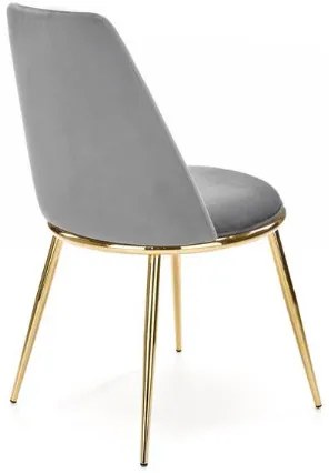 K-460 étkezőszék szürke arany