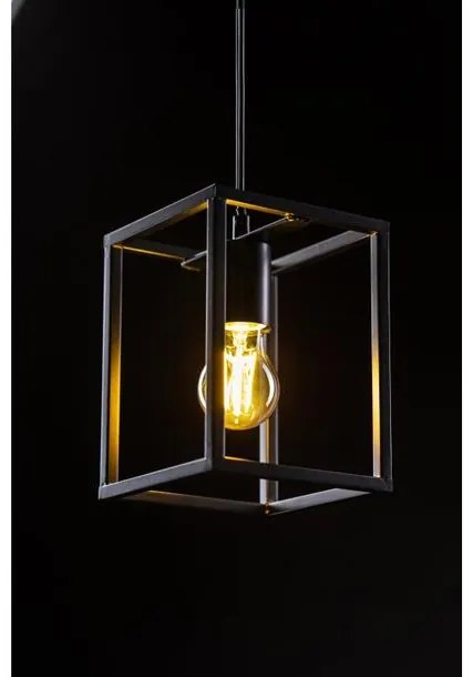 Lámpa Mennyezeti lámpatest DIU, 3598, AC220-240V, 50/60Hz, 1*E27, IP20, 15CMX15XMX20CM, egyes, fekete